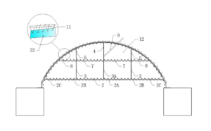 30ft (9m) fixed tube half wall 30ft (9m) fixed tube half wall