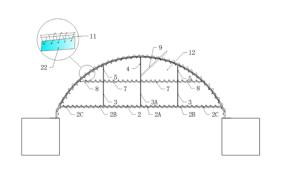 20ft (6m) fixed tube half wall 20ft (6m) fixed tube half wall