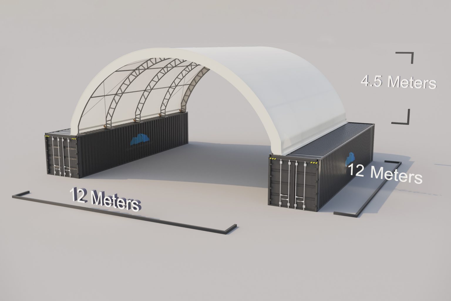 40x40ft (12x12m) welded commercial grade double truss dome 40x40ft (12x12m) welded commercial grade double truss dome