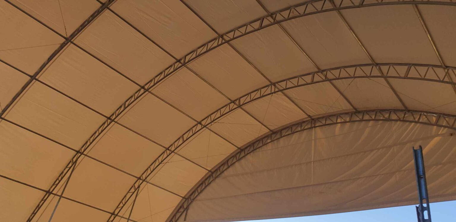 40x40ft (12x12m) double truss quicklock industrial grade dome 40x40ft (12x12m) double truss quicklock industrial grade dome
