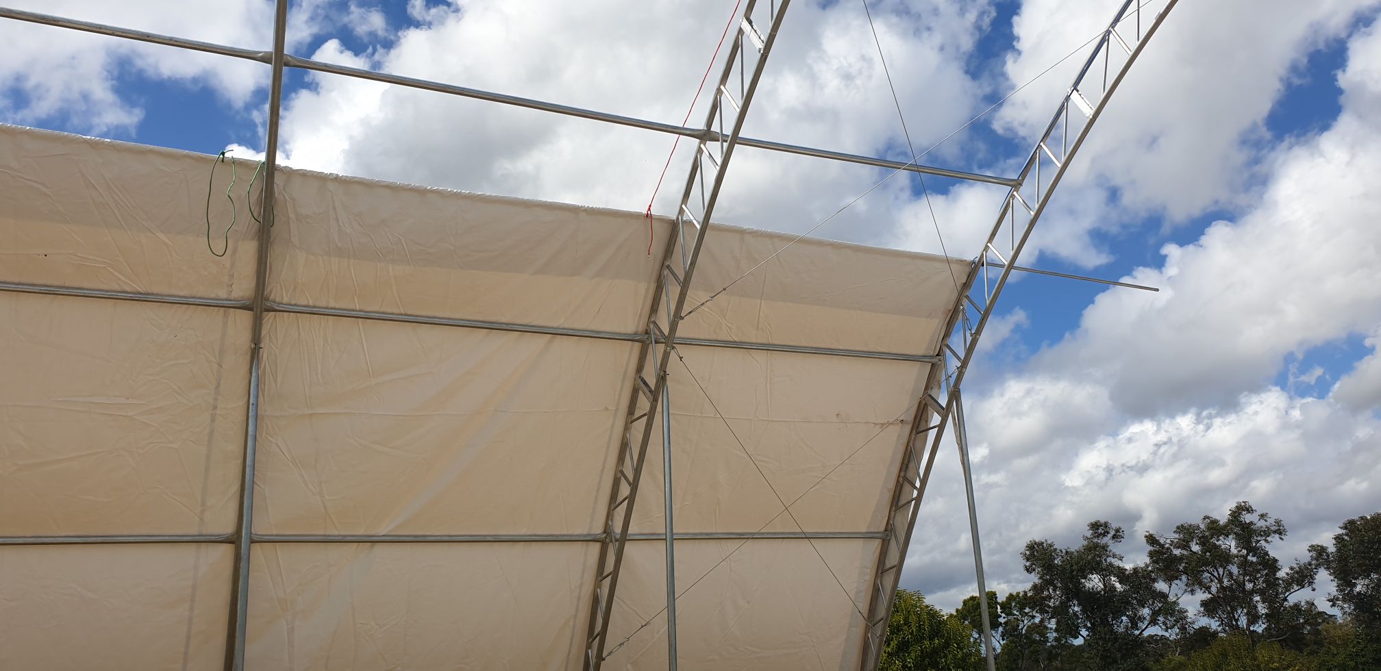 40x40ft (12x12m) double truss bolted quicklock industrial grade dome 40x40ft (12x12m) double truss bolted quicklock industrial grade dome