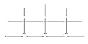 33ft (10m) fixed tube half wall 33ft (10m) fixed tube half wall