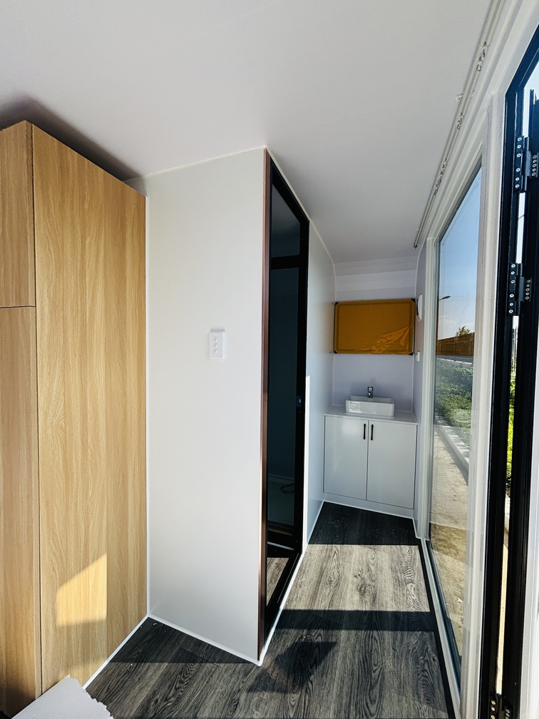 6m micro pod – with bathroom & wardrobe 6m micro pod – with bathroom & wardrobe