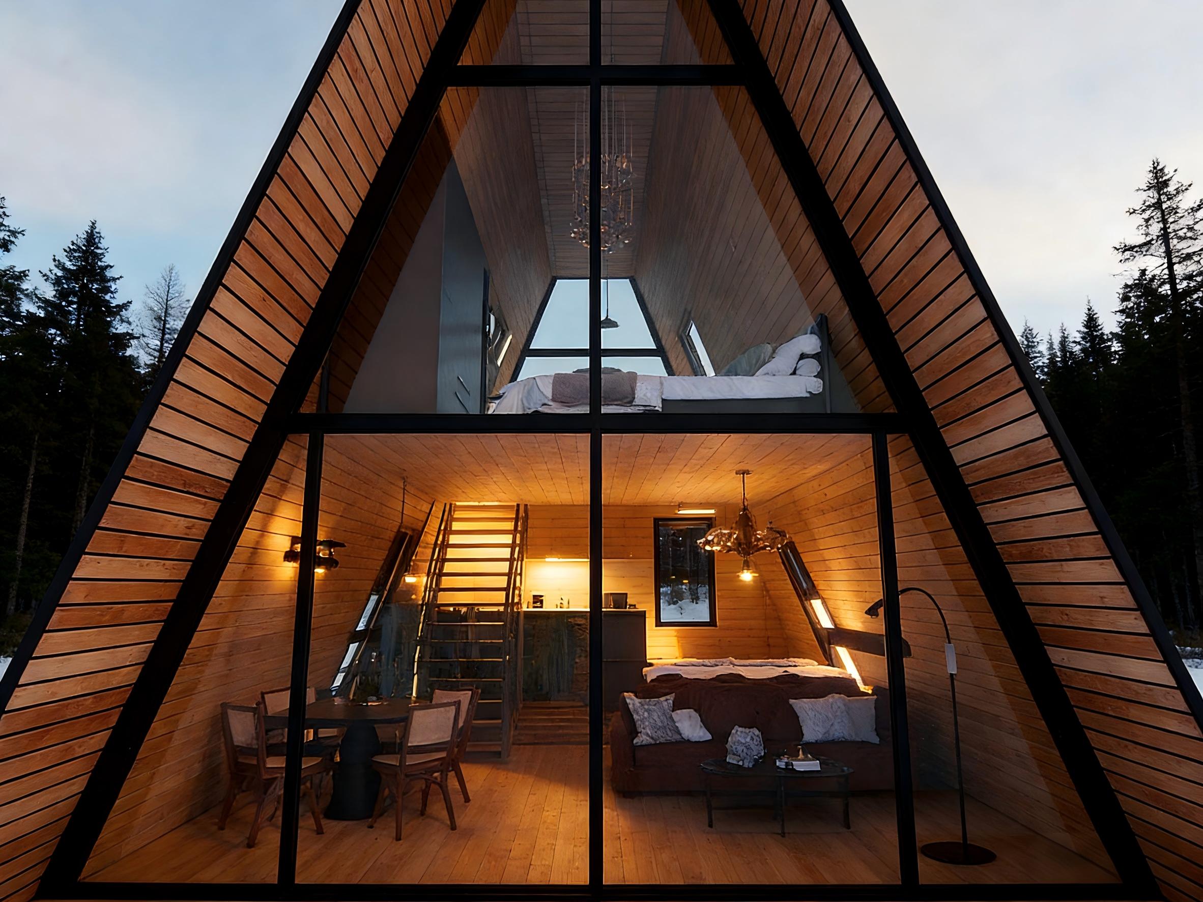 triangular modern micro home triangular modern micro home