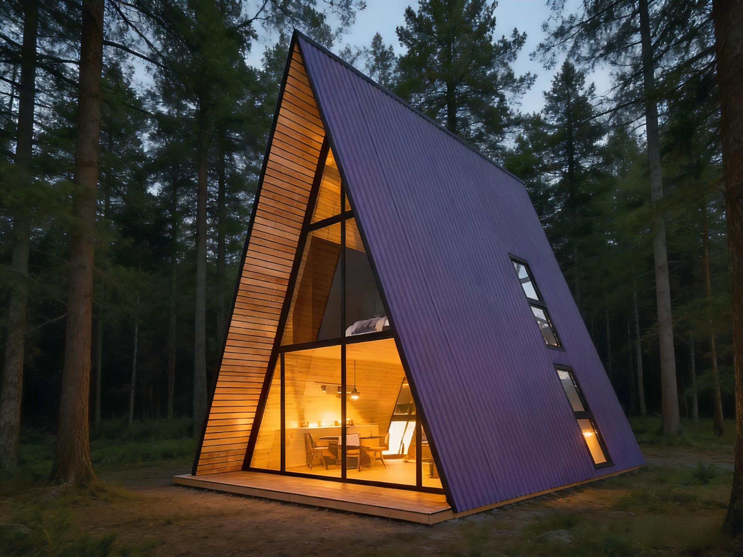 triangular modern micro home triangular modern micro home