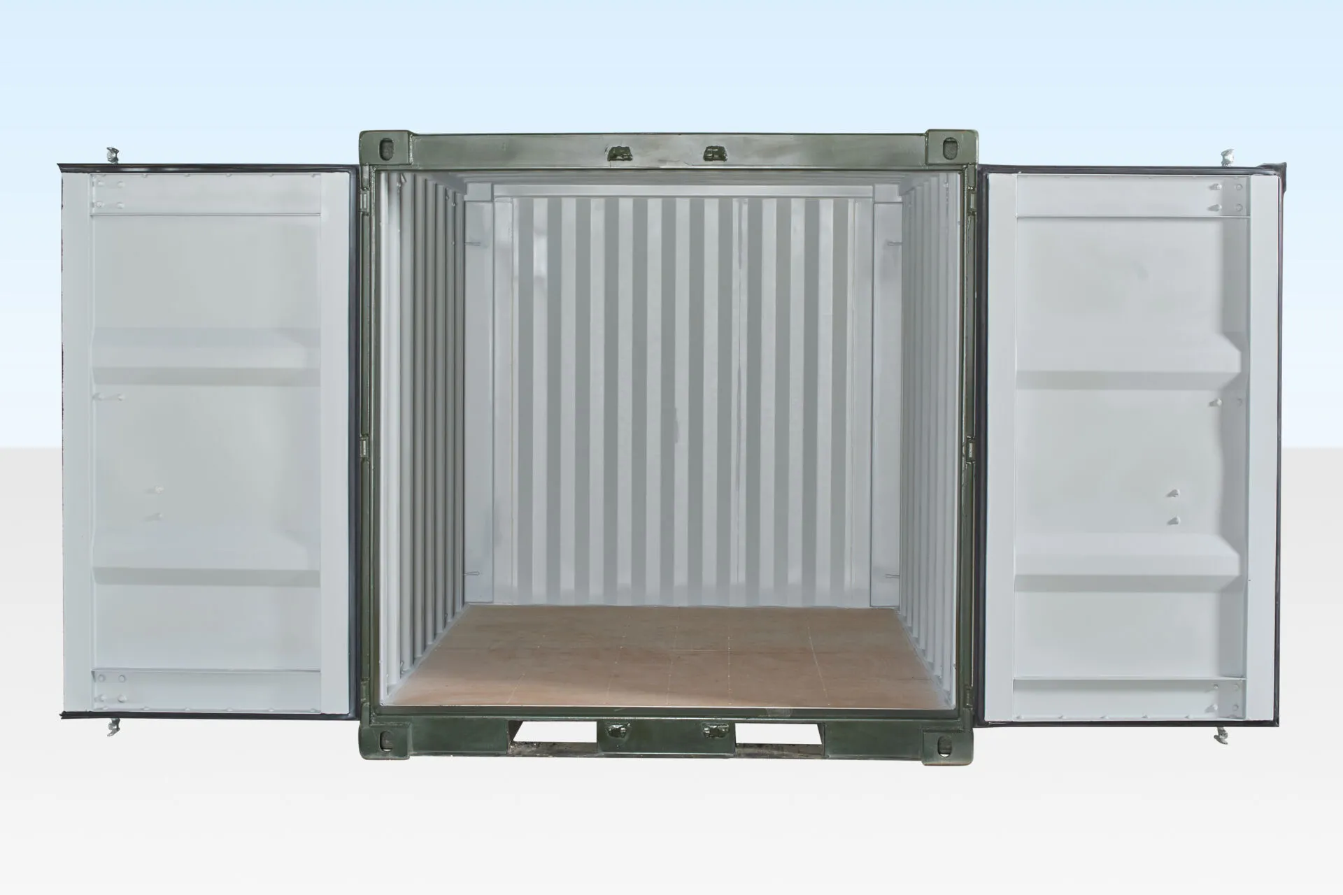 8ft one trip shipping container (green) 8ft one trip shipping container (green)