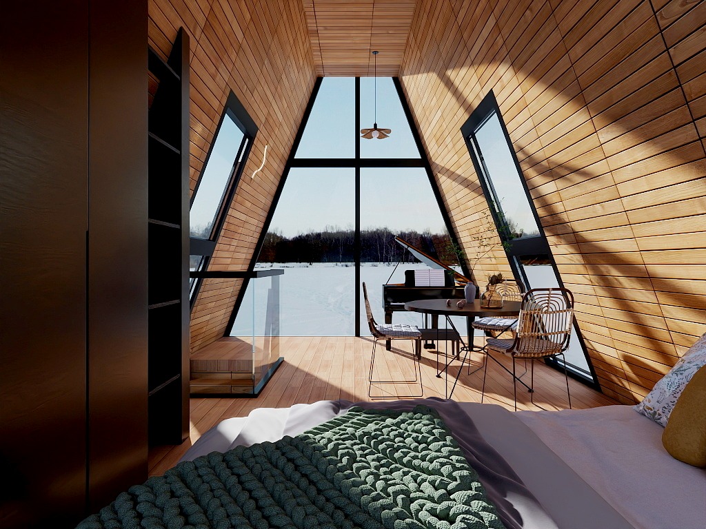 triangular modern micro home triangular modern micro home