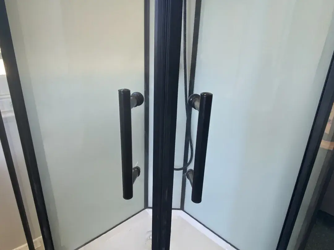 flat pack shower – black shower module flat pack shower – black shower module