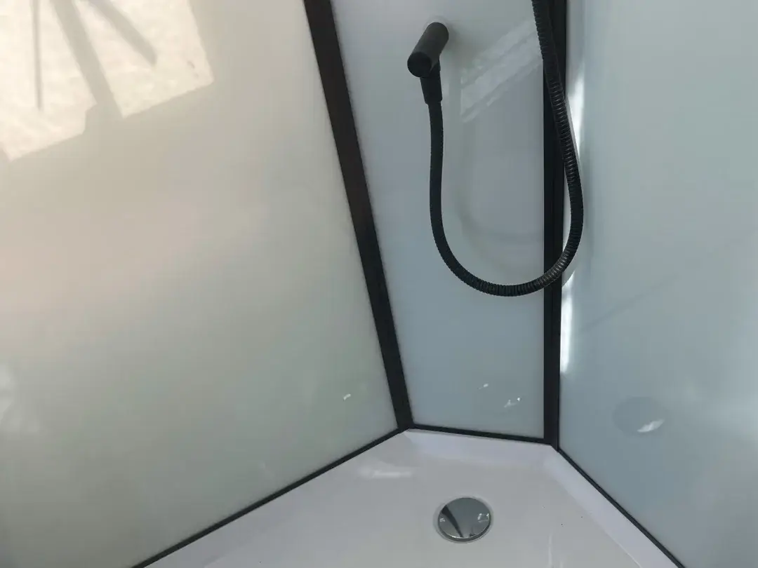 flat pack shower – black shower module flat pack shower – black shower module